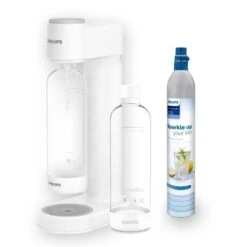 Philips GoZero - Máquina Para Hacer Agua Con Gas Lite Con Accesorios, Blanco ADD4901WH/10