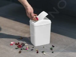 Aqualine Accesorios - Cubo De Basura Soft, 5 L, Blanco TRN-187-06 -Franke Shop e38ea7471b06e66c28b835e8