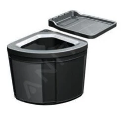 Franke Sortery - Cubo De Basura Integrado Pivot, Negro 121.0307.563