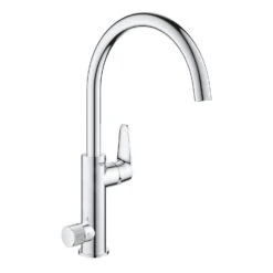 Grohe Blue Pure - Grifo De Fregadero Baucurve Con Función De Filtrado, Cromo 31723000