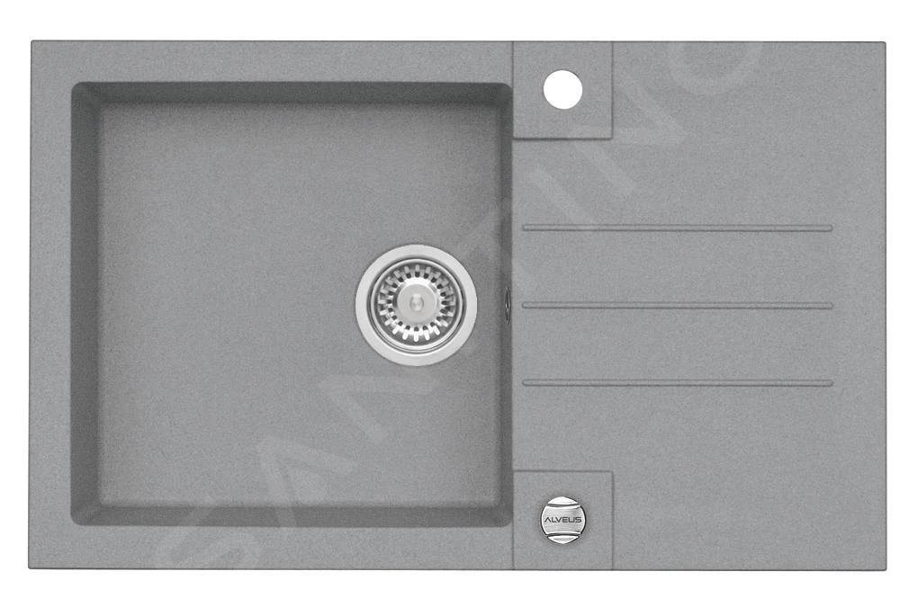 Alveus Conjuntos De Cocina - Conjunto De Fregadero Rock 130 Y Grifo Tonia, Concrete SETA067 5 Alveus Conjuntos De Cocina - Conjunto De Fregadero Rock 130 Y Grifo Tonia, Concrete SETA067 - Imagen 3