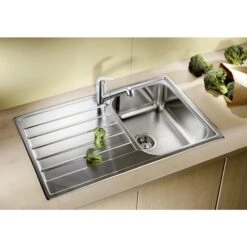 Blanco Livit 45 - Fregadero, 860x500 Mm, Acero Inoxidable Cepillado 514786 -Franke Shop eca09b3359524cbda5c05a77