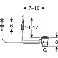 Geberit Accesorios - Conexión De Desagüe Y Rebosadero De Fregadero, Con Control Giratorio G 1 1/2, Cromo Brillante 152.929.20.1 -Franke Shop f3c4b72774b5e8bfa5aafb9f
