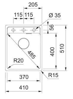 Franke Conjuntos De Cocina - Conjunto G242, Fregadero De Fragranite MRG 610-37 RTL Y Grifo Samoa, Onyx/cromo 114.0675.642 -Franke Shop f85fc1e24acc8c1bea2f3b23 1