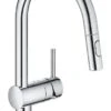 Grohe MintaTouch - Grifo Electrónico De Fregadero Con Ducha Extraíble, Cromo 31358002 -Franke Shop f9c21935d203928abeda8756